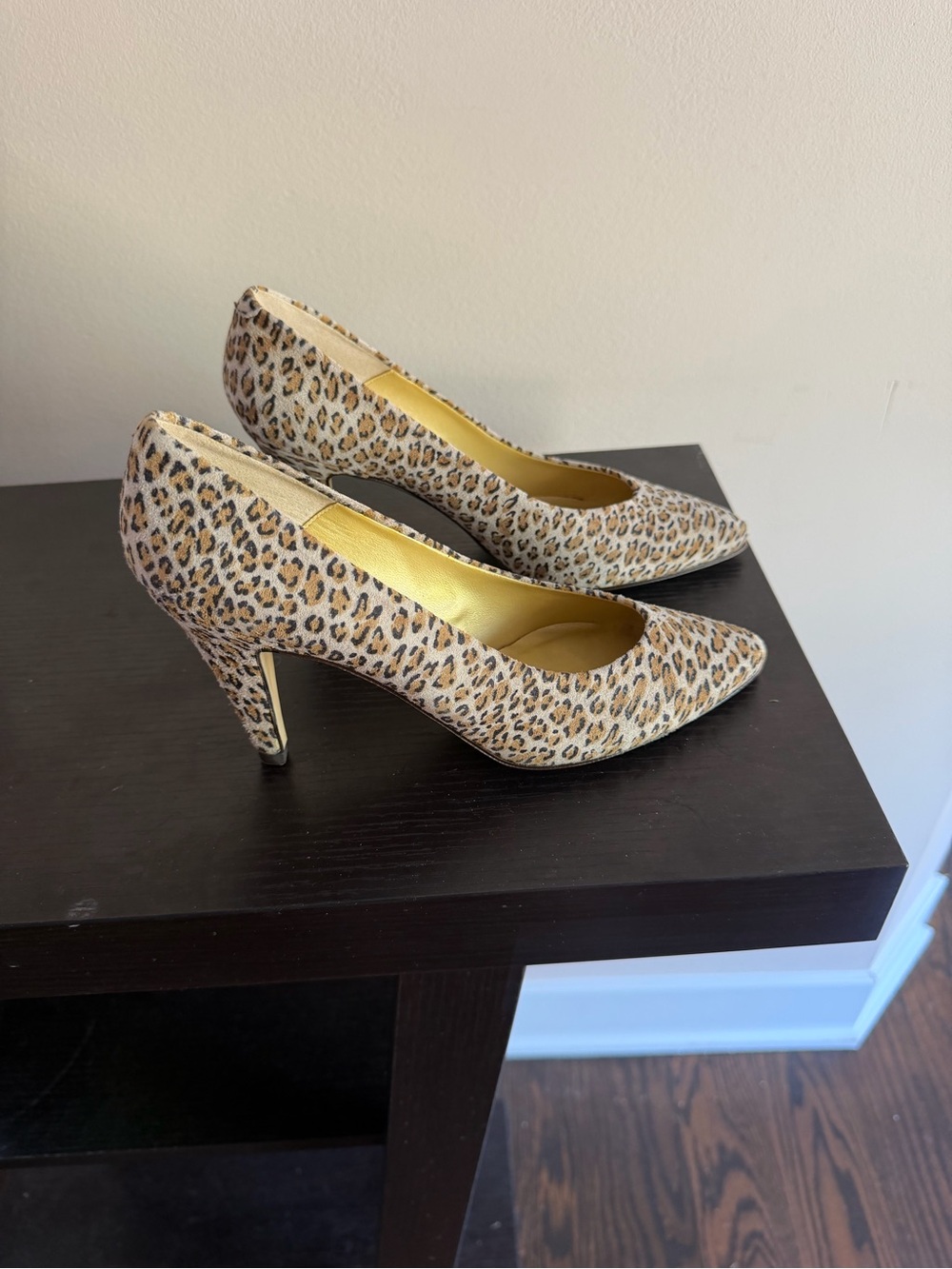 Caressa Leopard Print pointed Toe Pumps